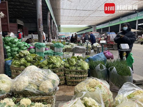 成都農產品中心批發市場 蔬菜肉類供應充足，部分區域實行限時交易